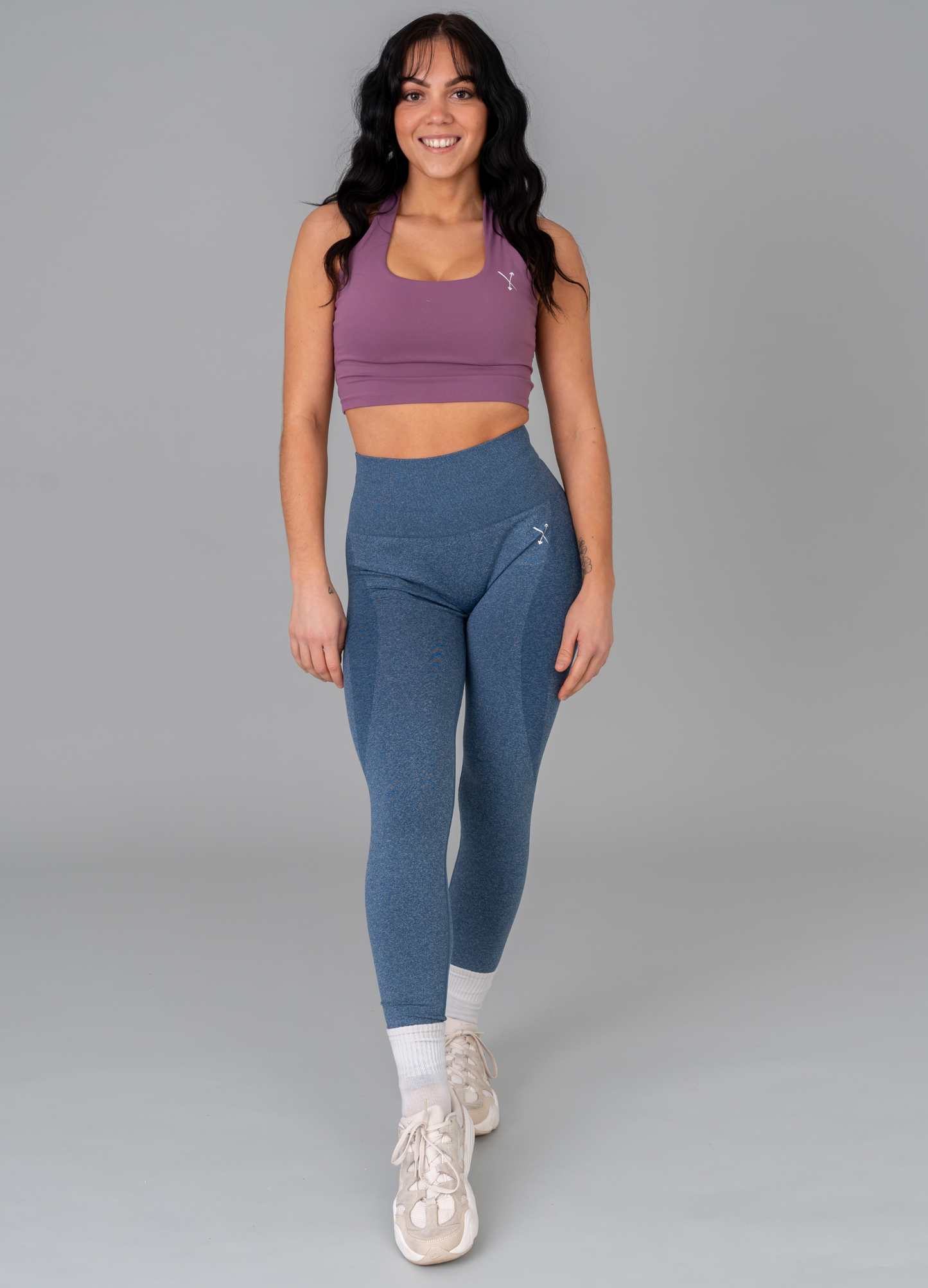 Seamless Leggings - Navy Blue