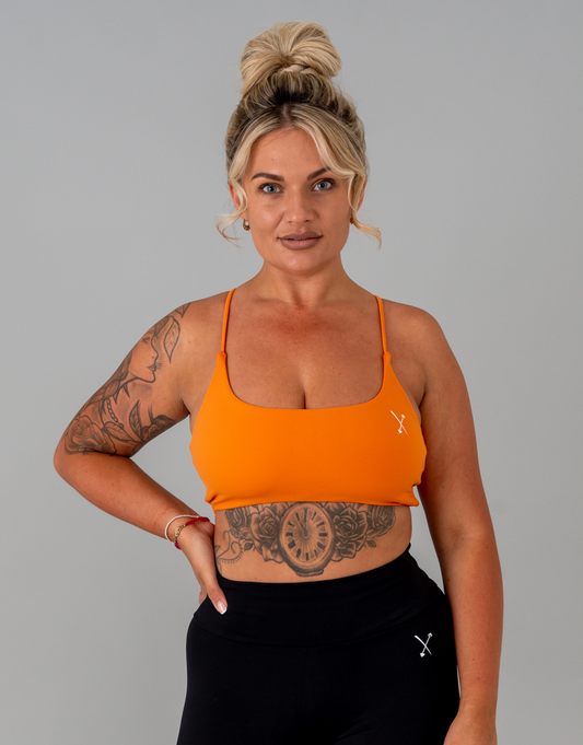 Minimal Sports Bra - Orange