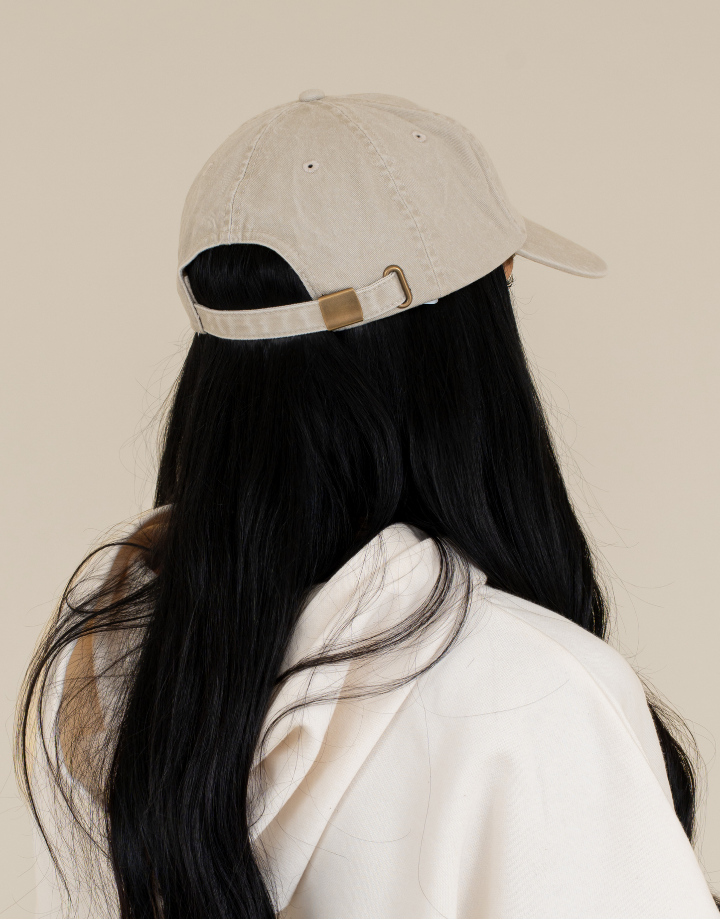 Vintage Wash Caps - Beige