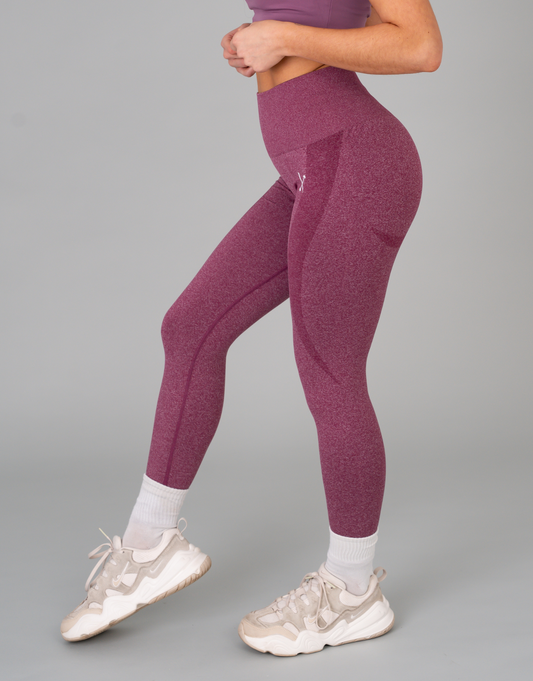 Seamless Leggings - Grape