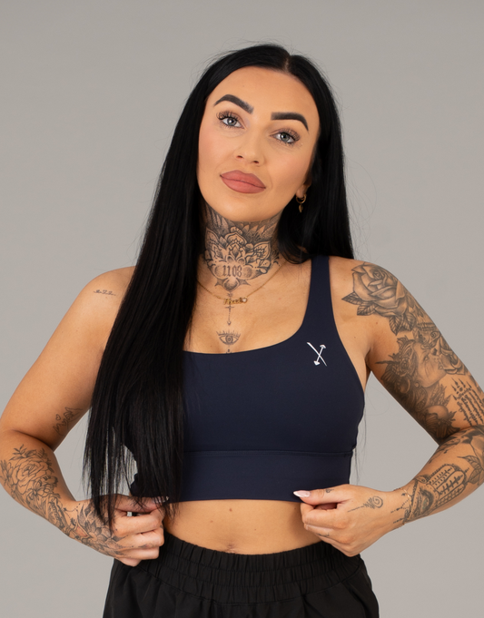 Motion Sports Bra - Navy Blue