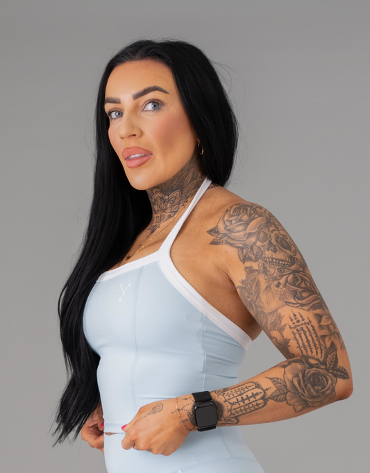 SilkLuxe Top - Baby Blue