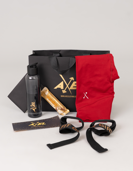 Gym Girl Essentials Bag - Ruby Red Leggings (worth £80)