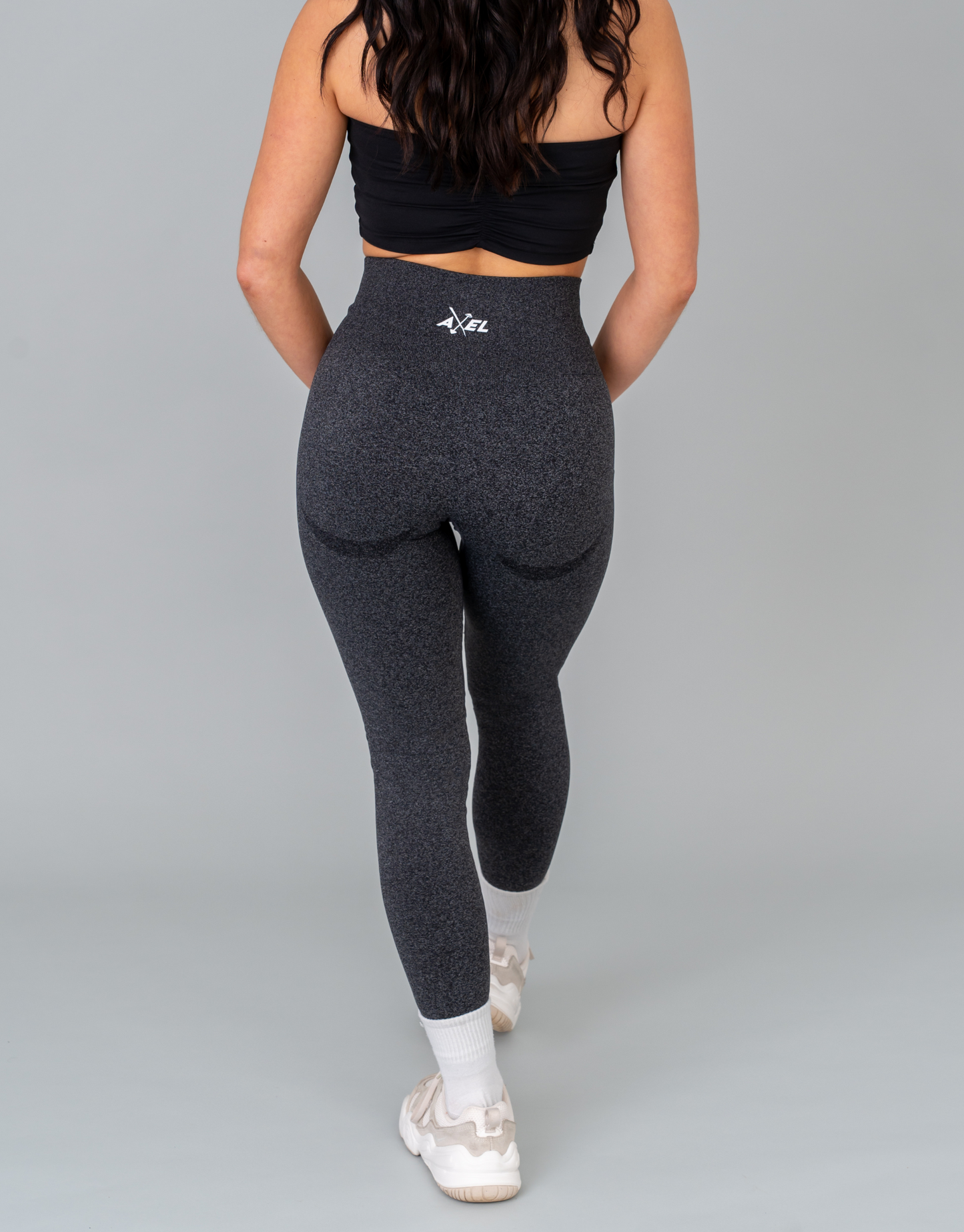 Seamless Leggings - Graphite Black