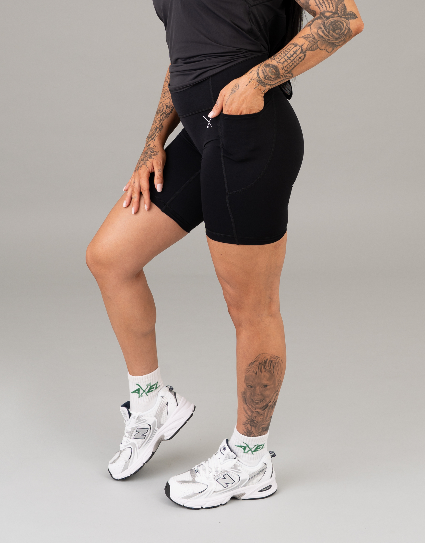 Skinluxe Pocket Shorts - Black