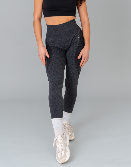 Seamless Leggings - Graphite Black