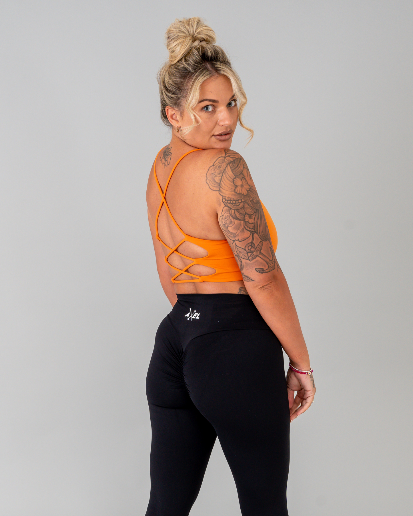 Minimal Sports Bra - Orange