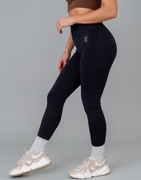 Seamless Leggings - Jet Black
