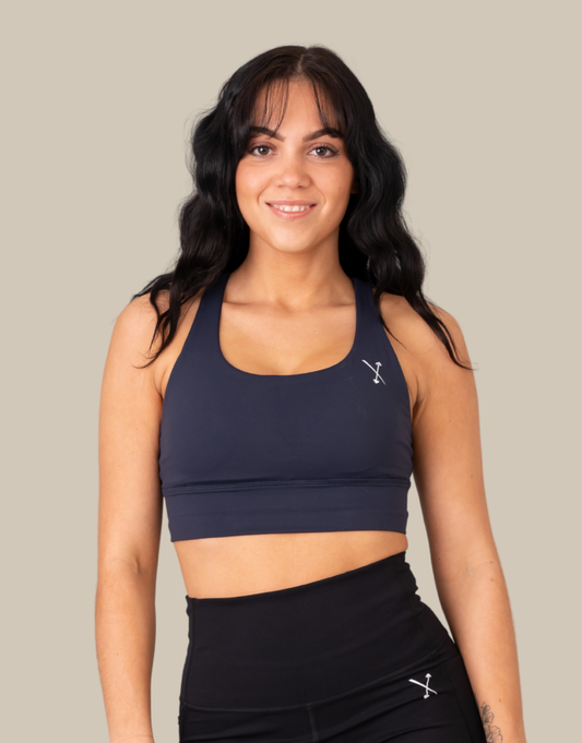 Motion Sports Bra - Navy Blue