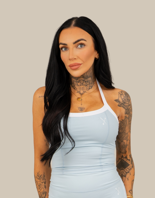 SilkLuxe Top - Baby Blue