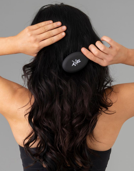 Mini Soft Touch Hair Brush - Black