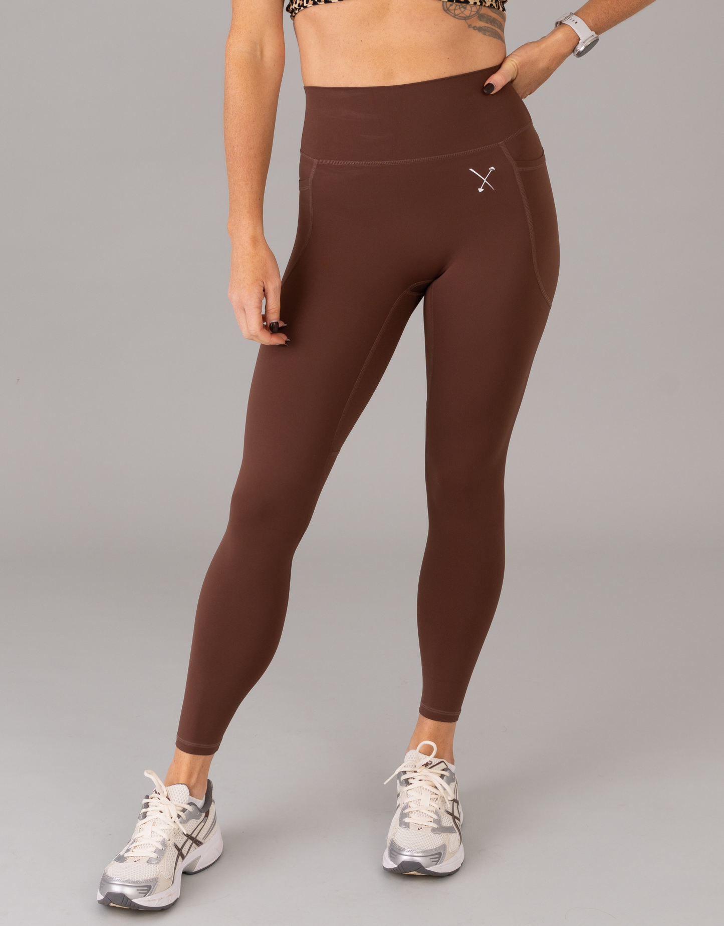 Vital Pocket Leggings - Brown
