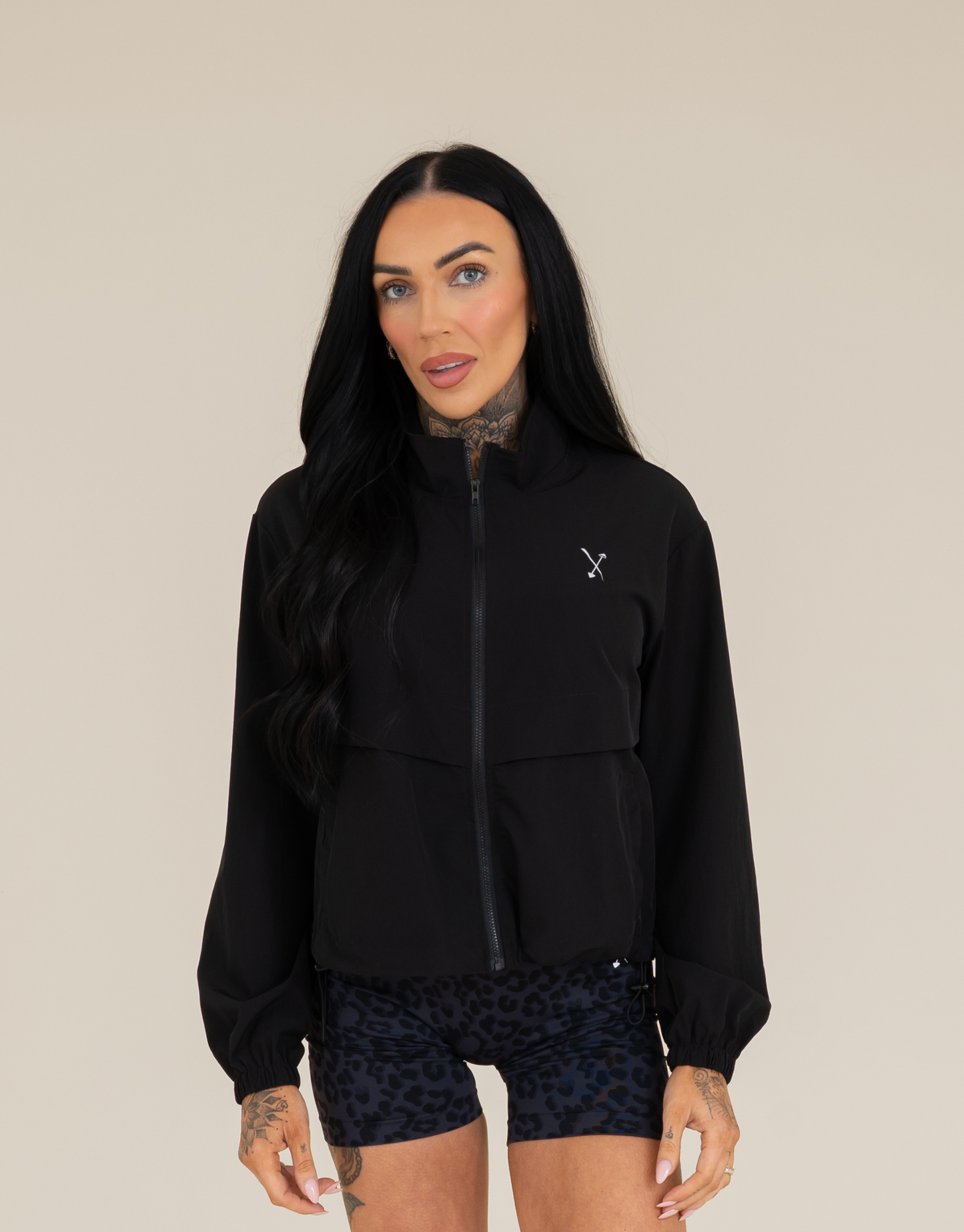 Active Windbreaker Jacket - Black