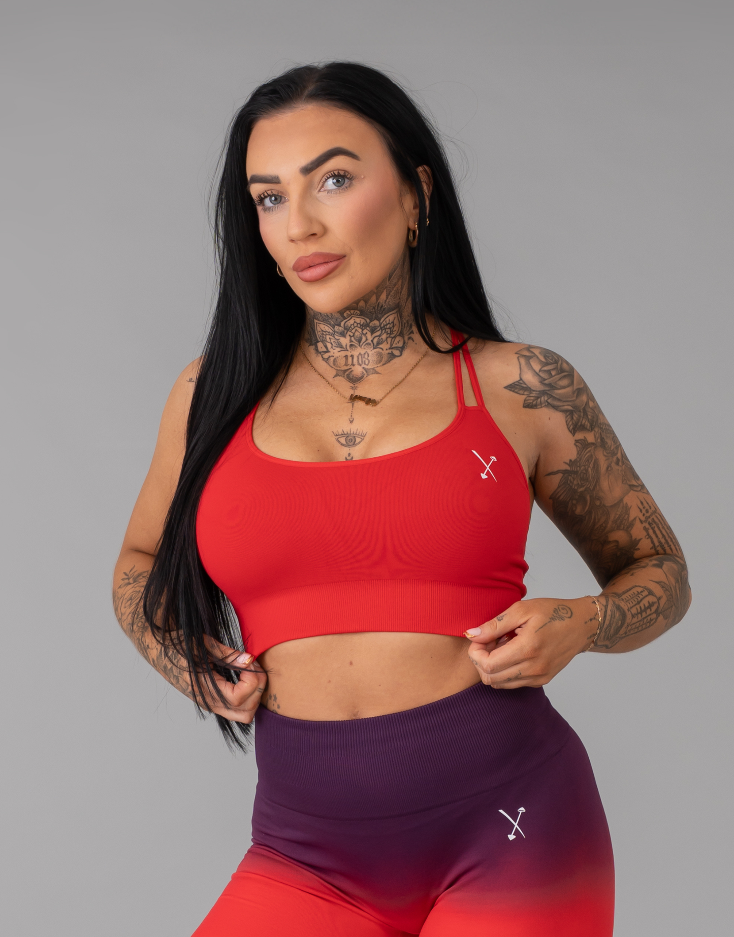 Seamless Sports Bra - Red (December Subscription)