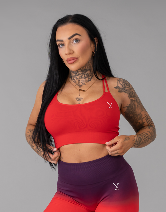 Seamless Sports Bra - Red (December Subscription)