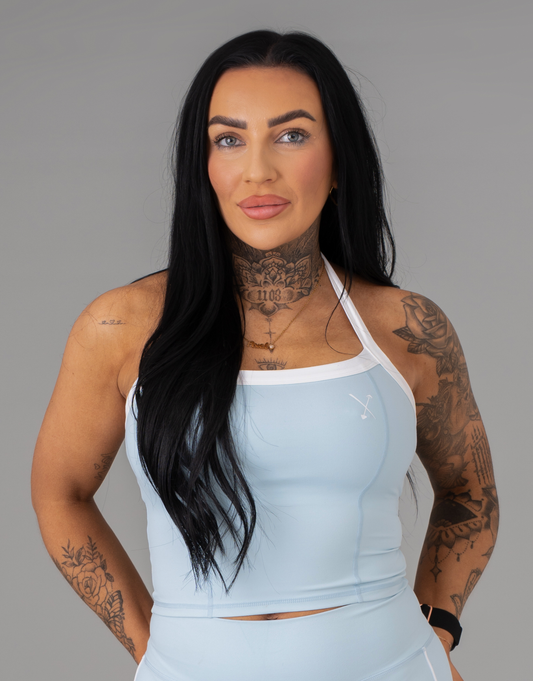 SilkLuxe Top - Baby Blue