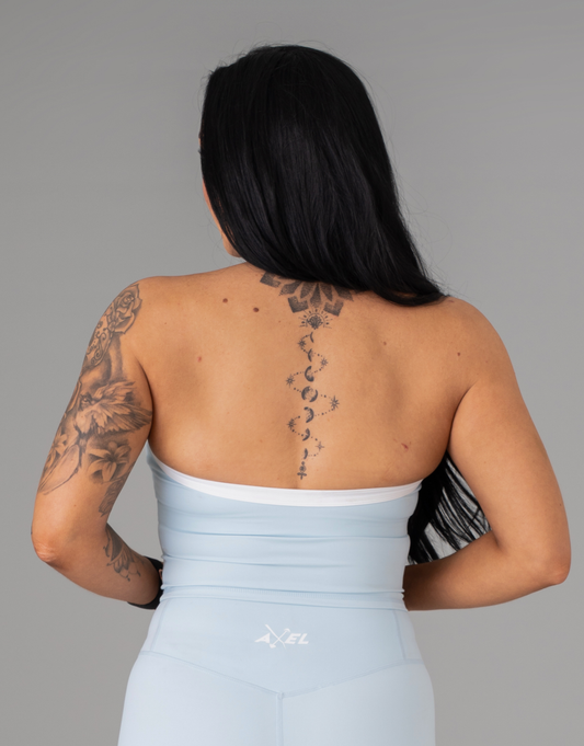 SilkLuxe Top - Baby Blue