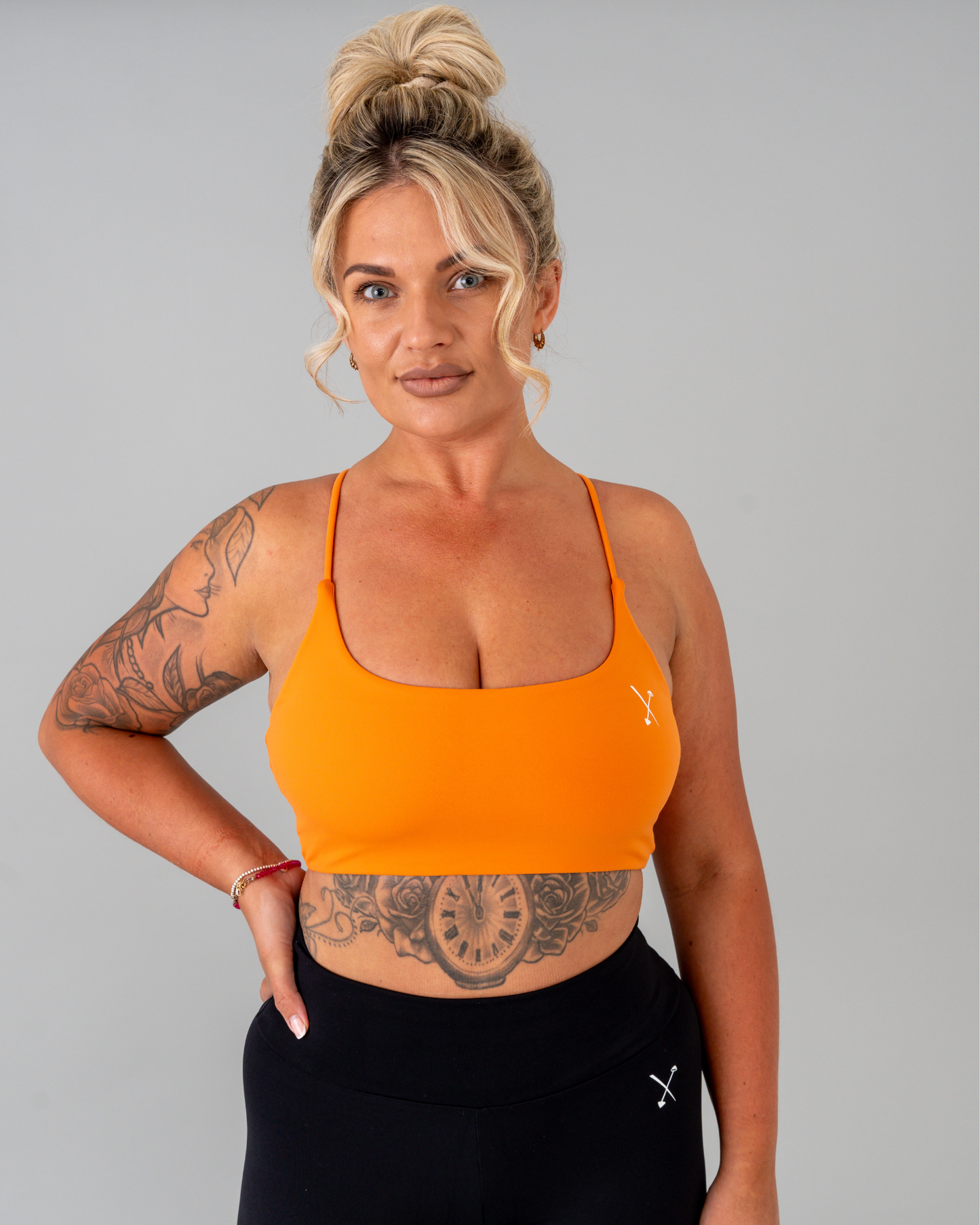 Minimal Sports Bra -  Orange