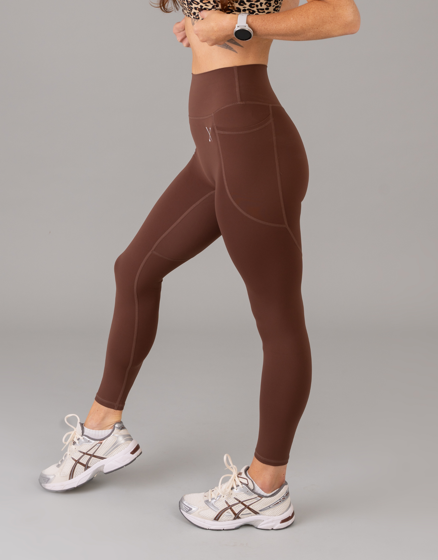 Vital Pocket Leggings - Brown