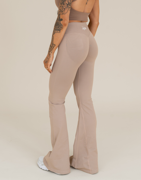 Seamless Sculpt Flares - Beige