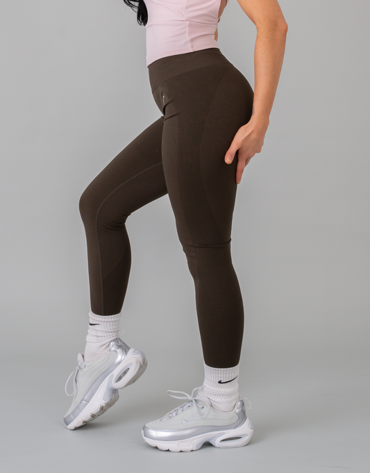 Seamless Scrunch Leggings - Khaki Green (January Subscription)