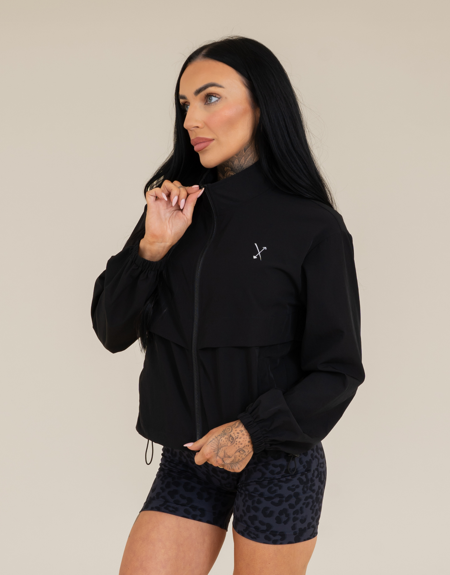 Active Windbreaker Jacket - Black