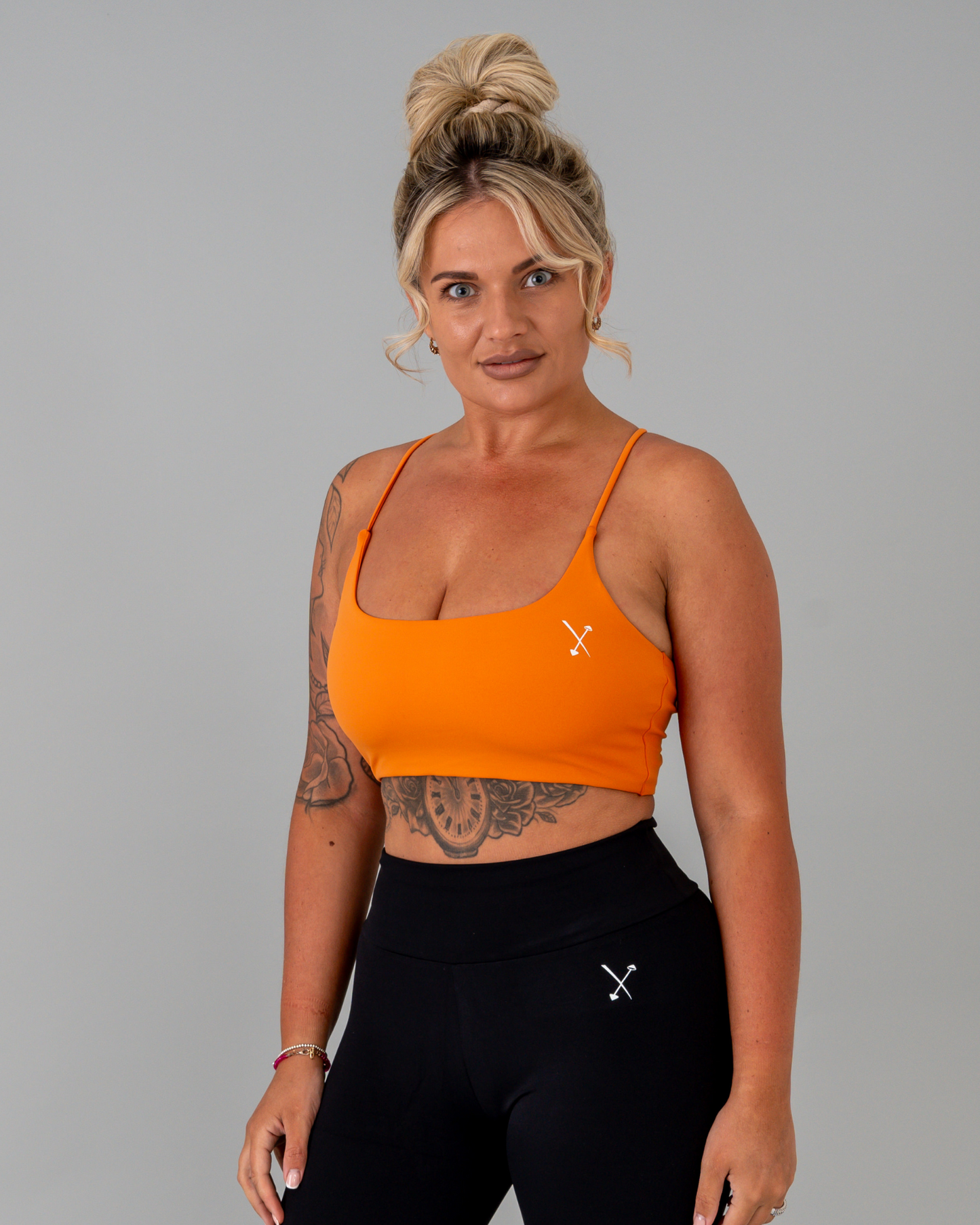 Minimal Sports Bra -  Orange