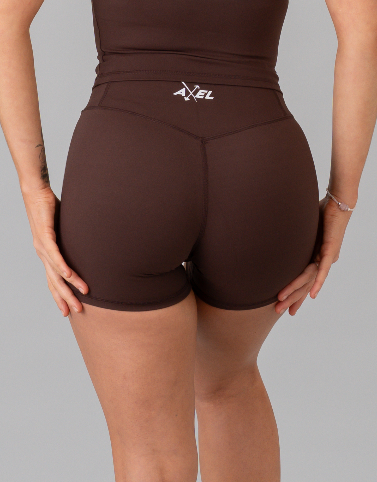 SilkLuxe Shorts - Chocolate Brown