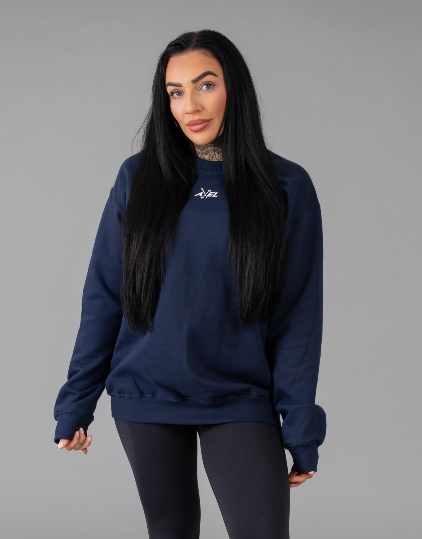 Classic Crewneck Jumper - Navy