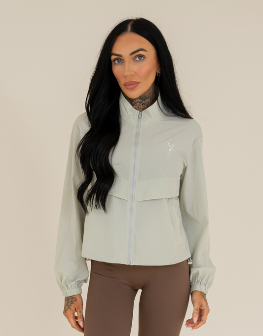 Active Windbreaker Jacket - Sage Green