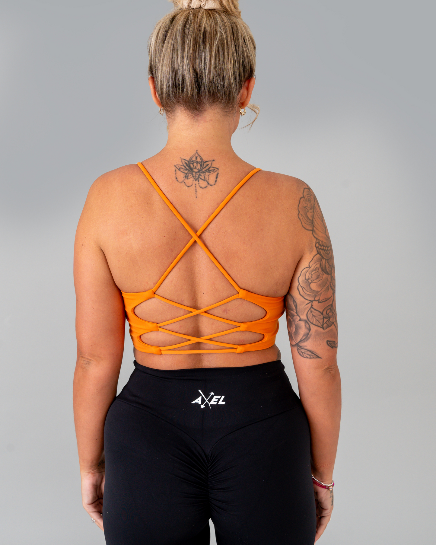 Minimal Sports Bra -  Orange