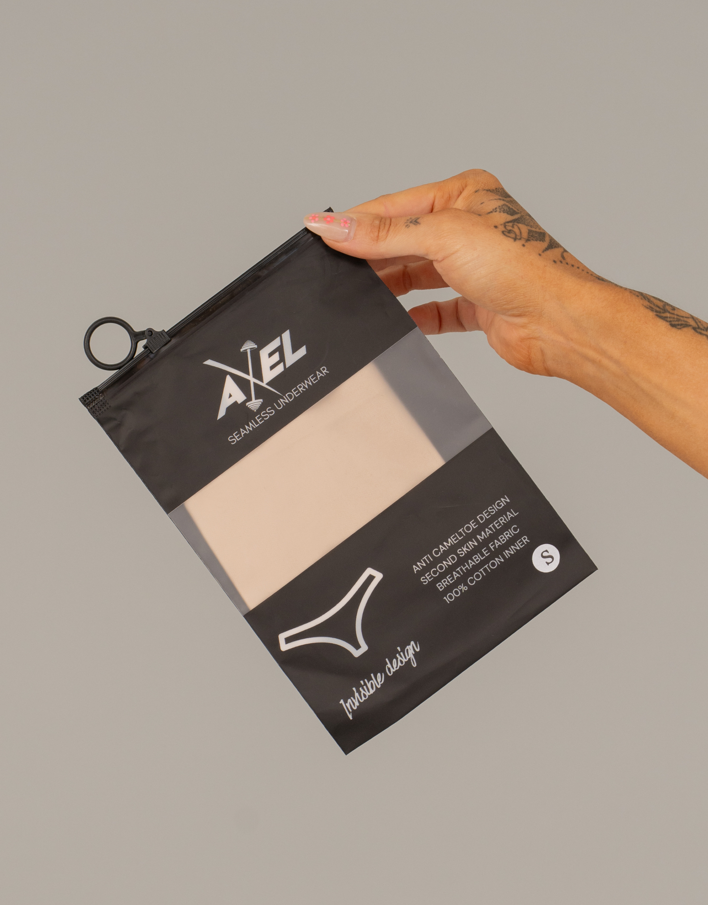 Seamless Anti Camel-Toe Thong - Beige