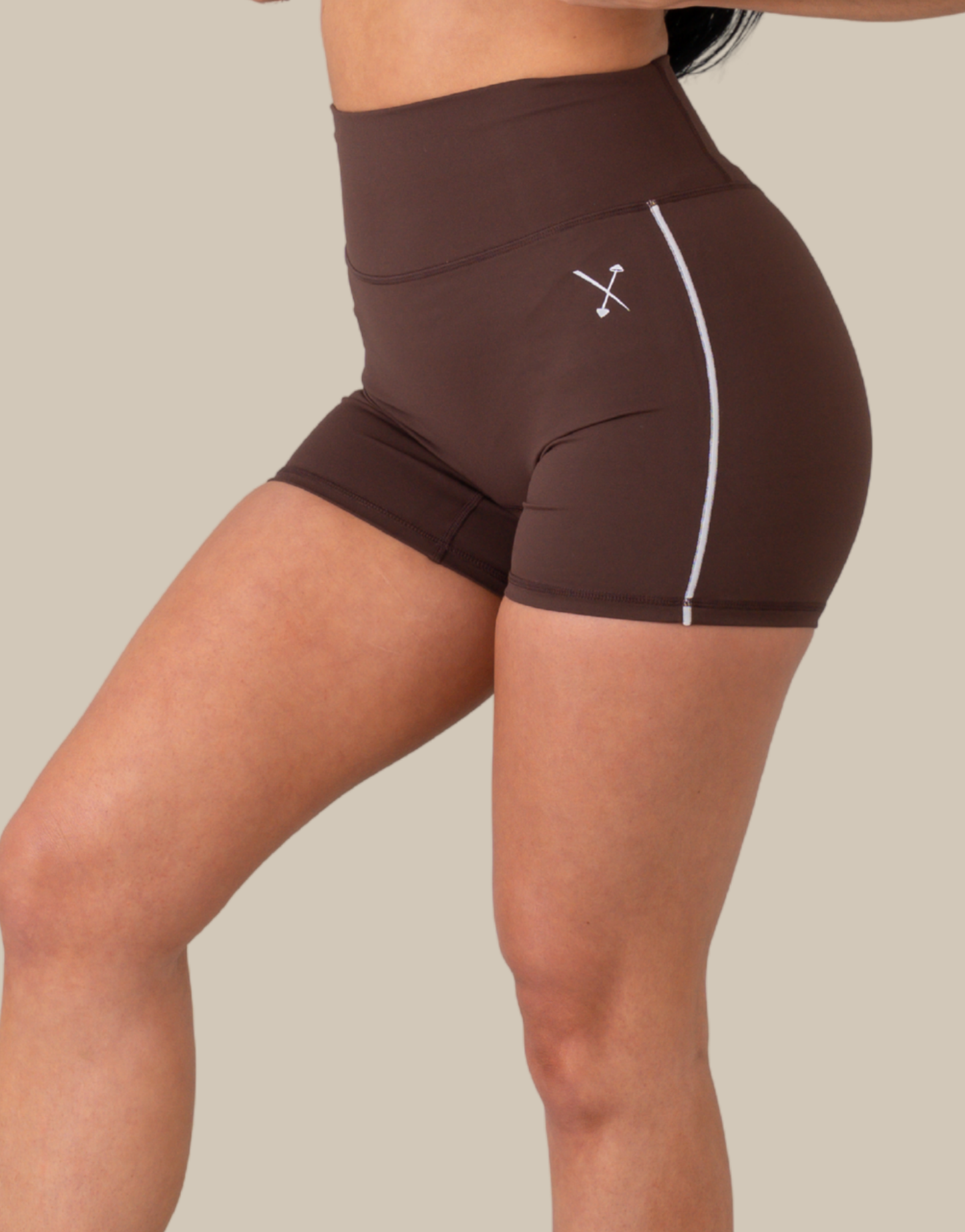 SilkLuxe Shorts - Chocolate Brown