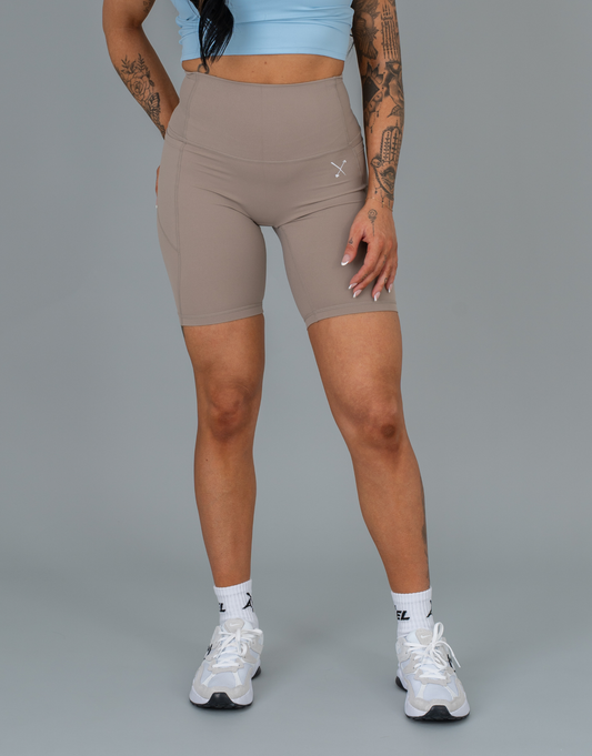 Skinluxe Pocket Shorts - Beige
