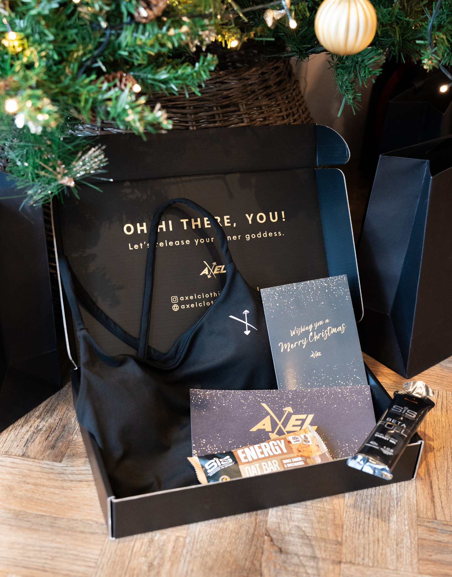 Christmas Eve Box - Midnight Black Sports Bra (worth £50)