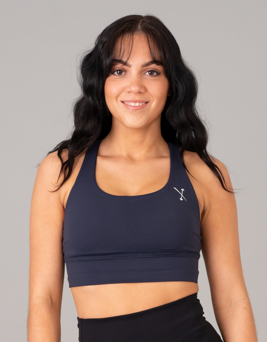 December Subscription - Motion Sports Bra Deep Blue