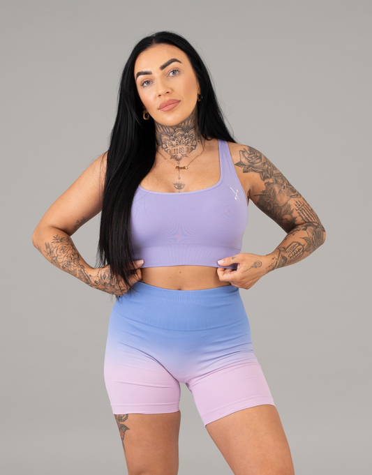 August Subscription - Seamless Sports Bra Lilac