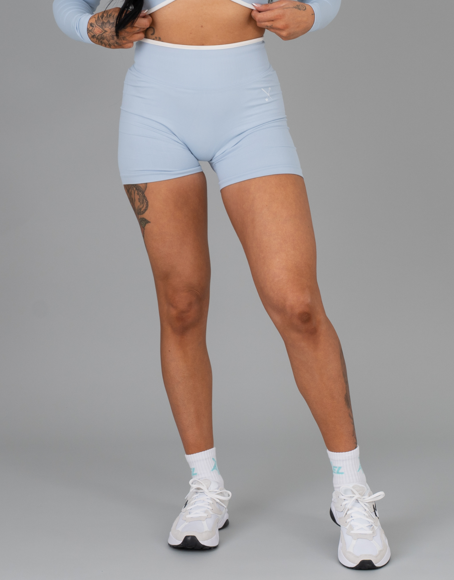Compression Shorts - Baby Blue