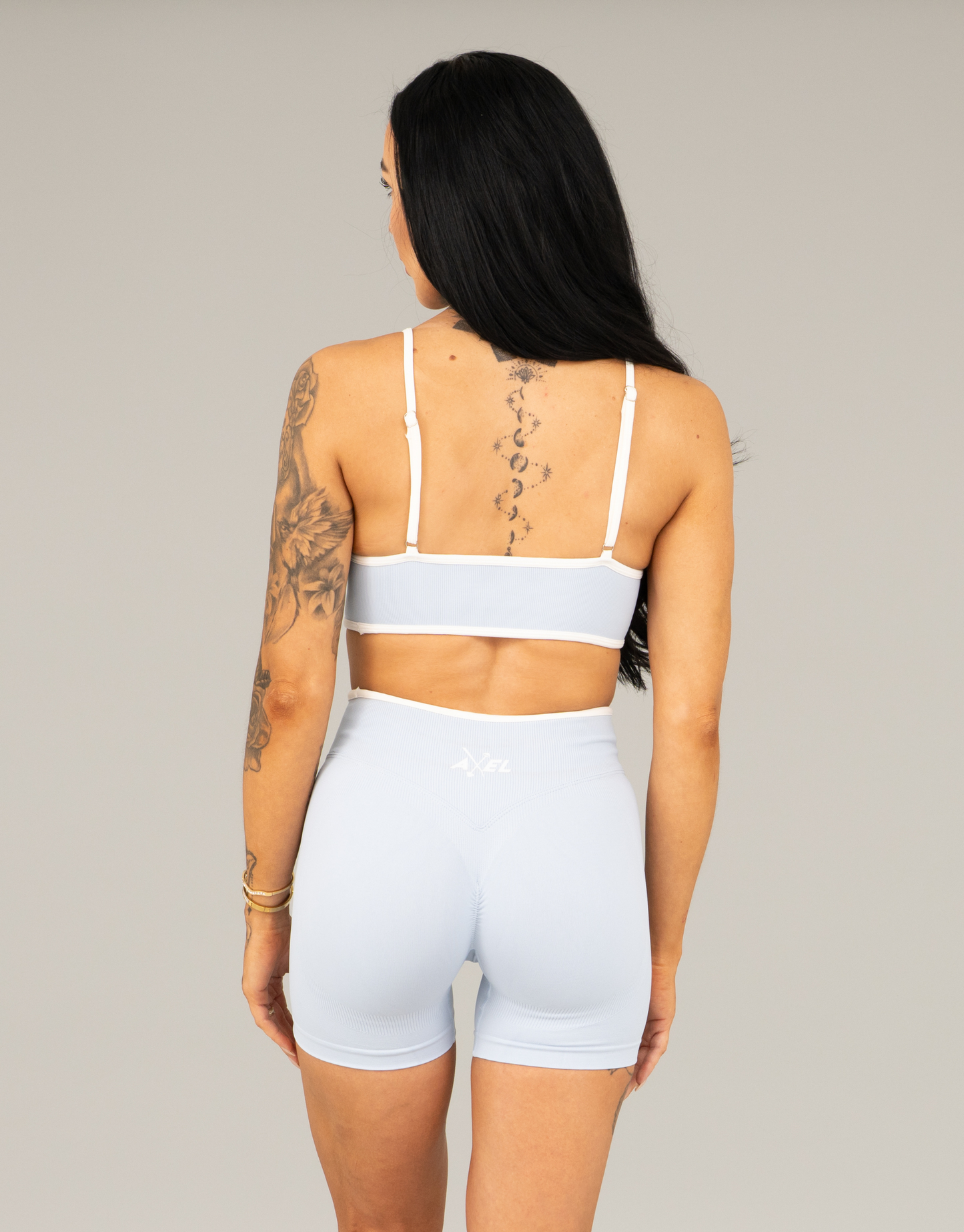 Compression Sports Bra - Baby Blue