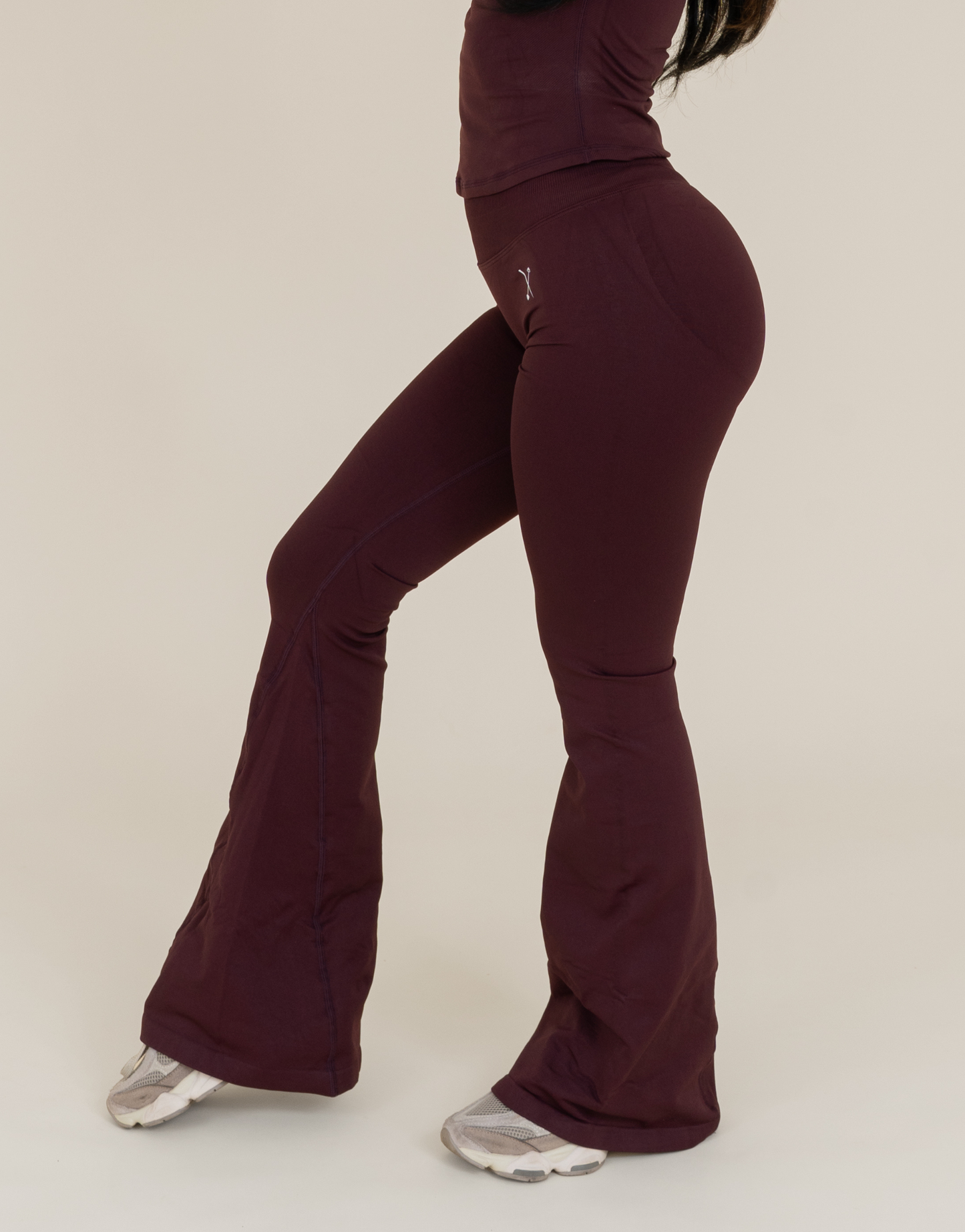 Seamless Sculpt Flares - Deep Plum