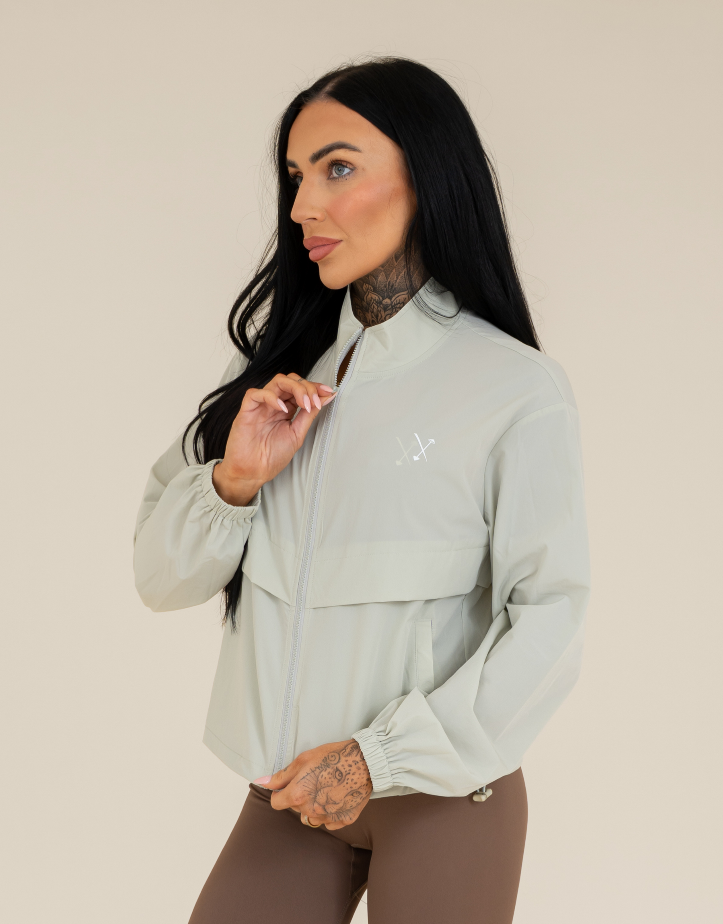 Active Windbreaker Jacket - Sage Green