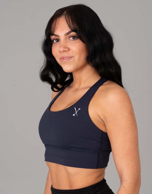 December Subscription - Motion Sports Bra Deep Blue