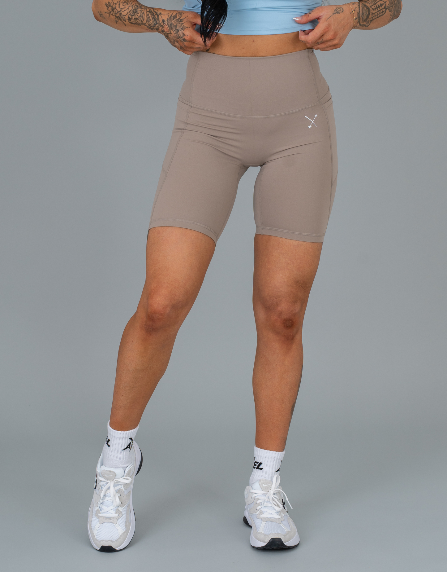 Skinluxe Pocket Shorts - Beige