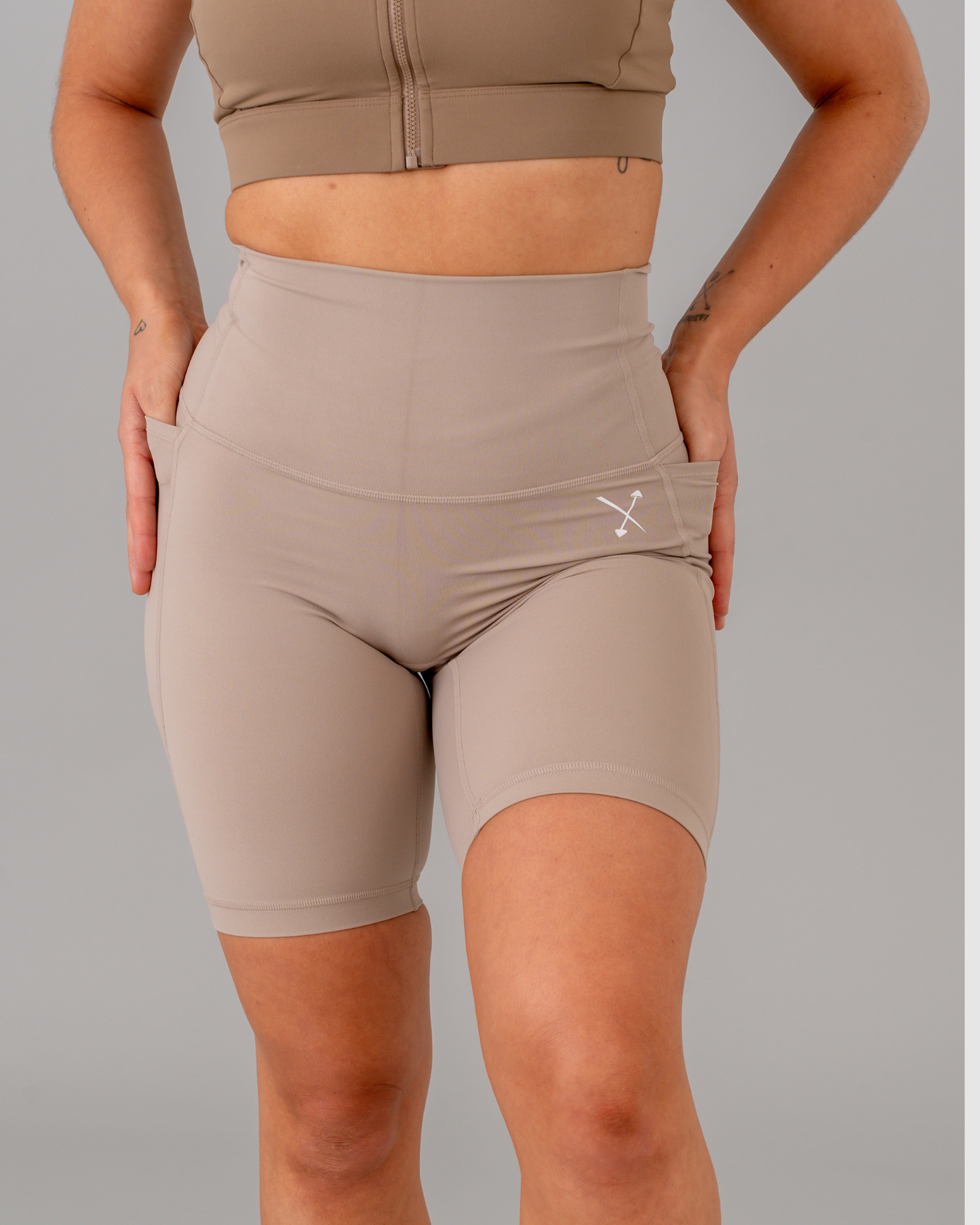 Skinluxe Pocket Shorts - Sandstone