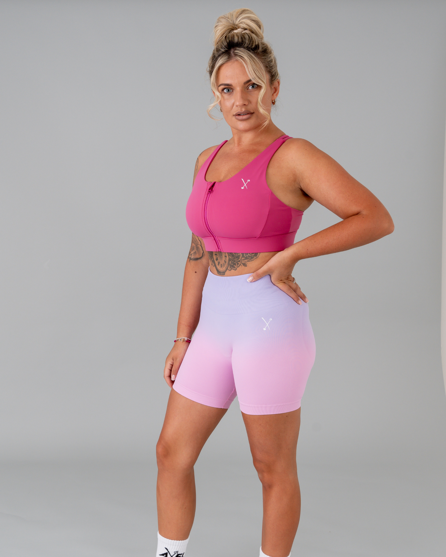 Seamless Rise Shorts - Lilac Pink