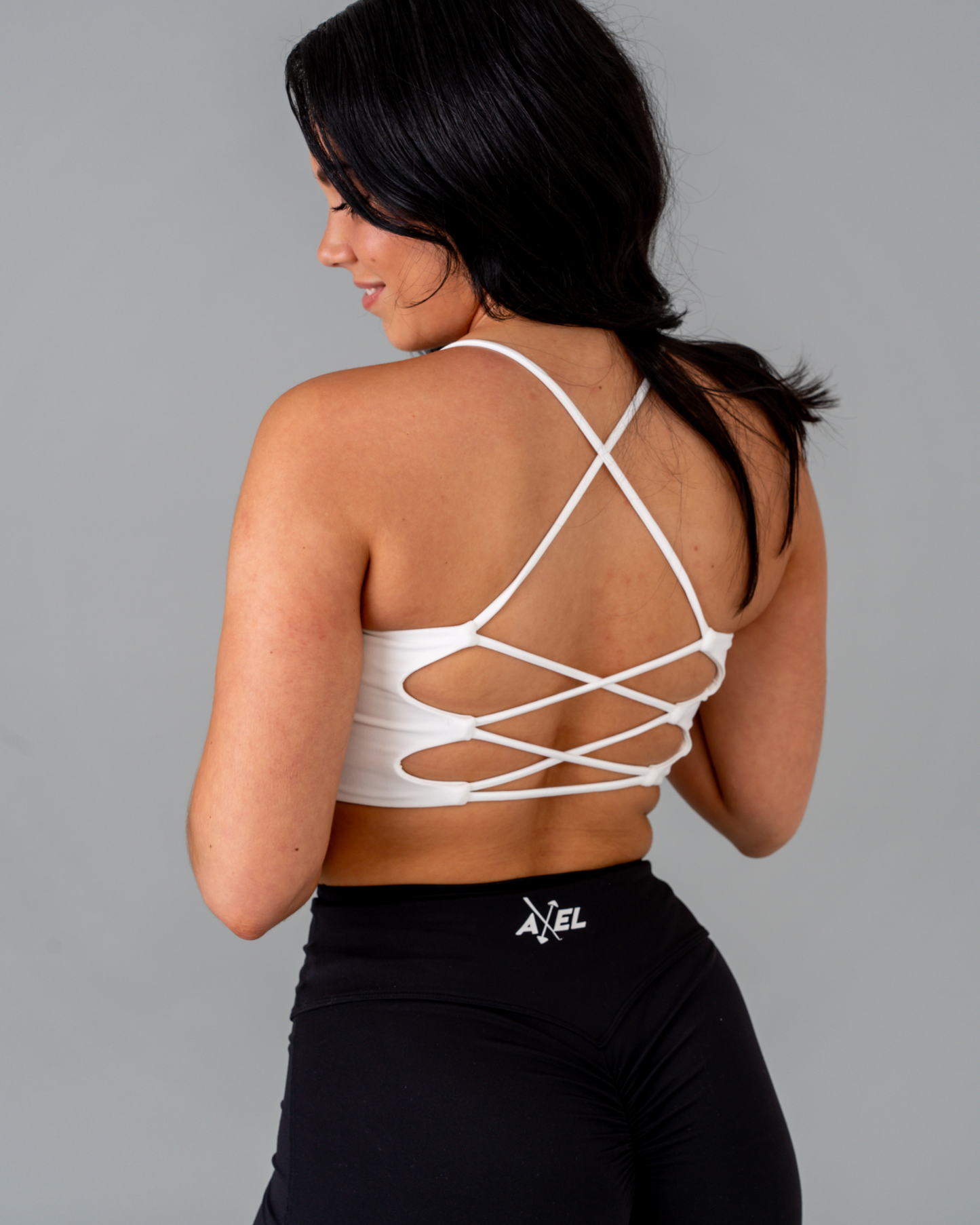 Minimal Sports Bra - White