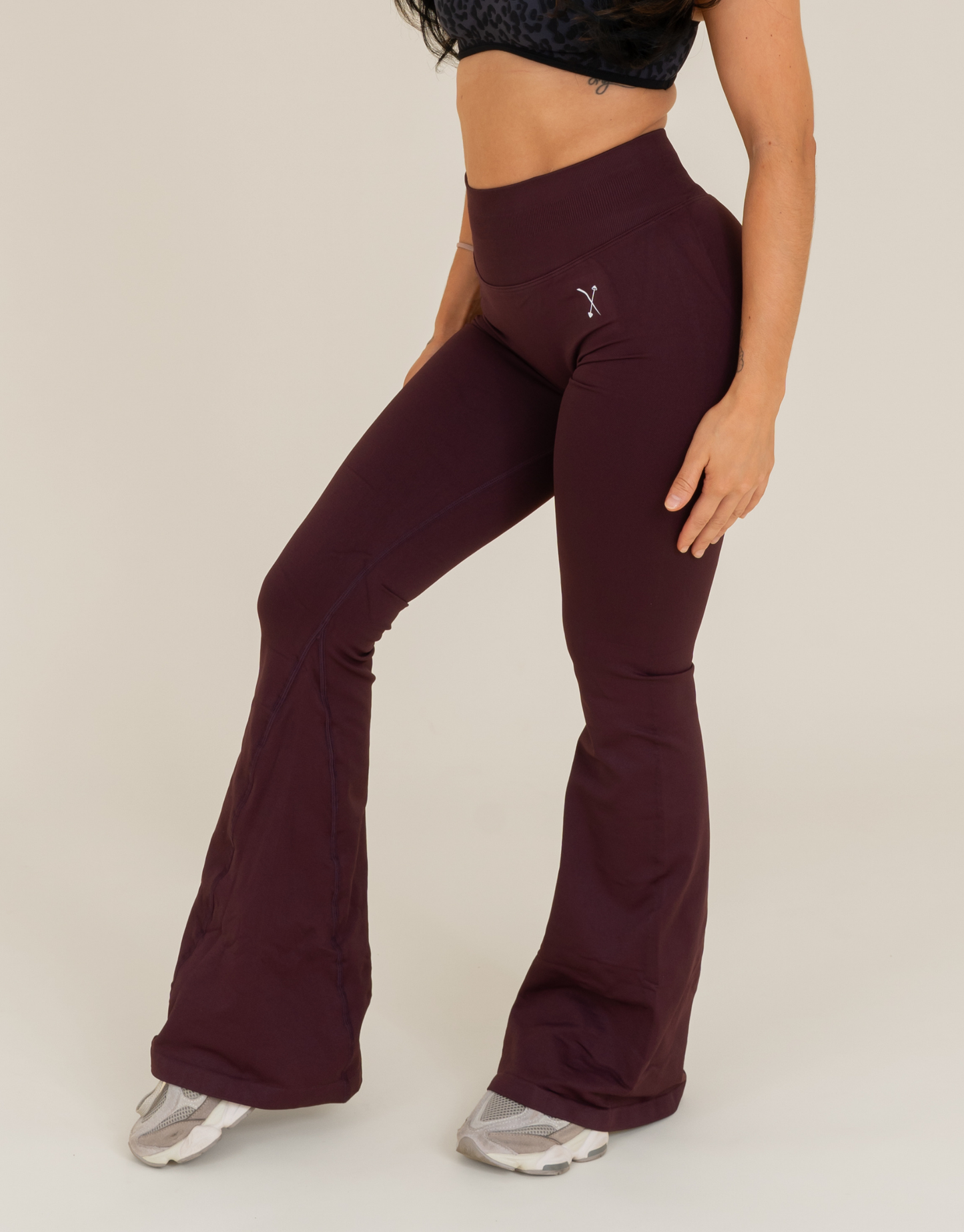 Seamless Sculpt Flares - Deep Plum