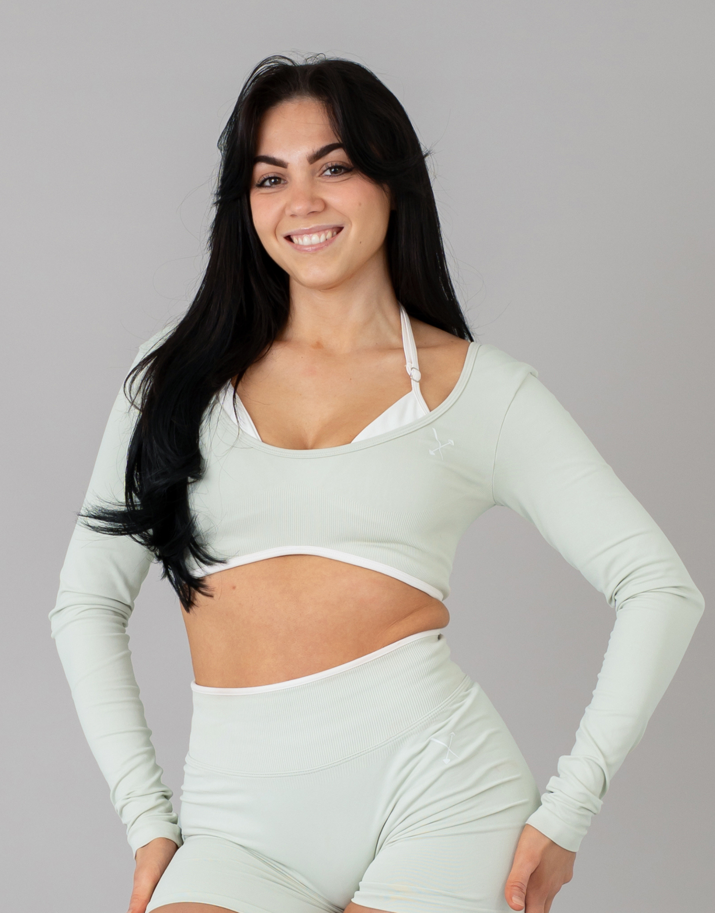 Compression Long Sleeve Top - Matcha