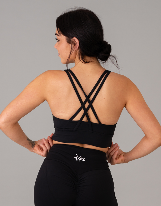 October Subscription - Motion Sports Bra Black