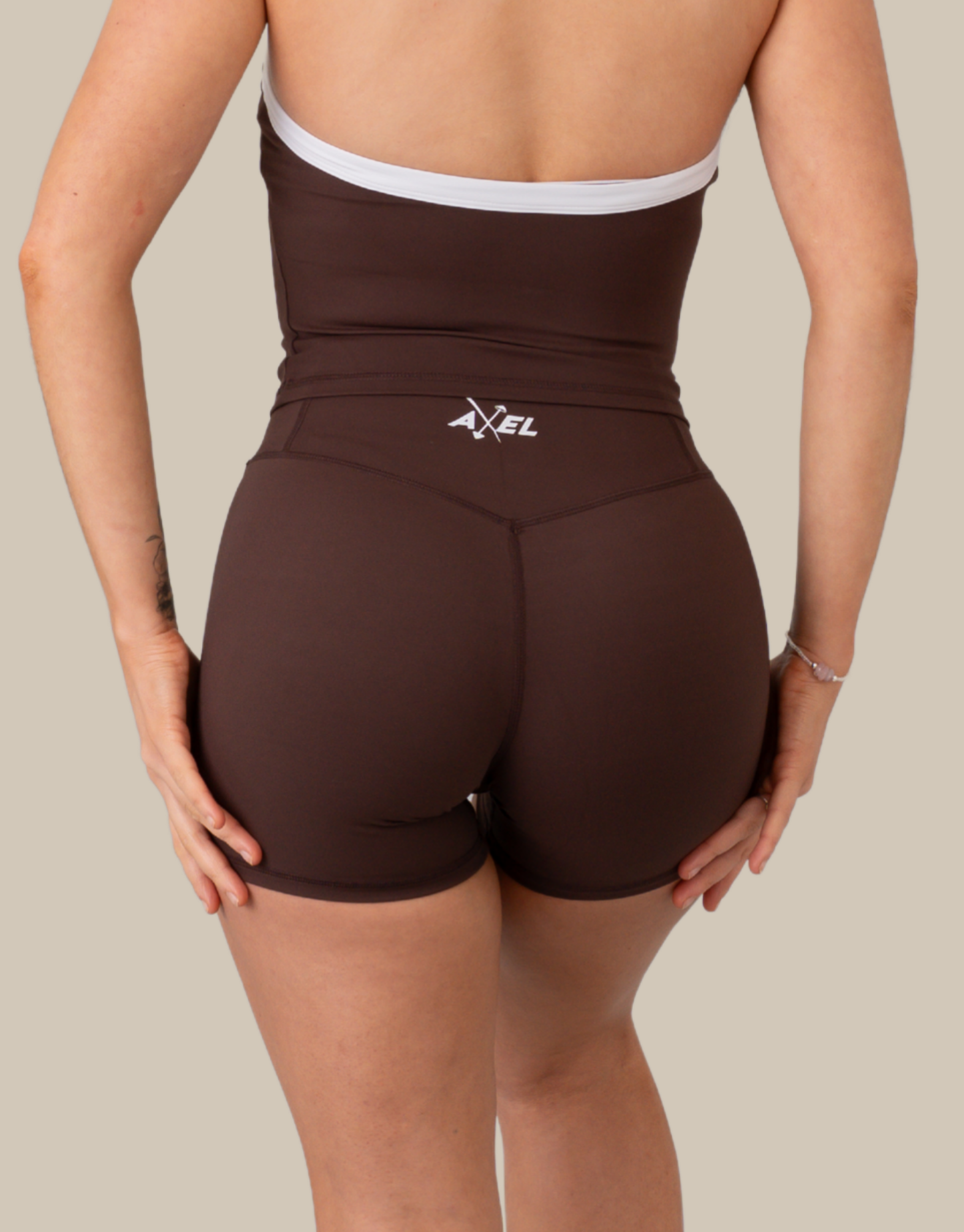 SilkLuxe Shorts - Chocolate Brown